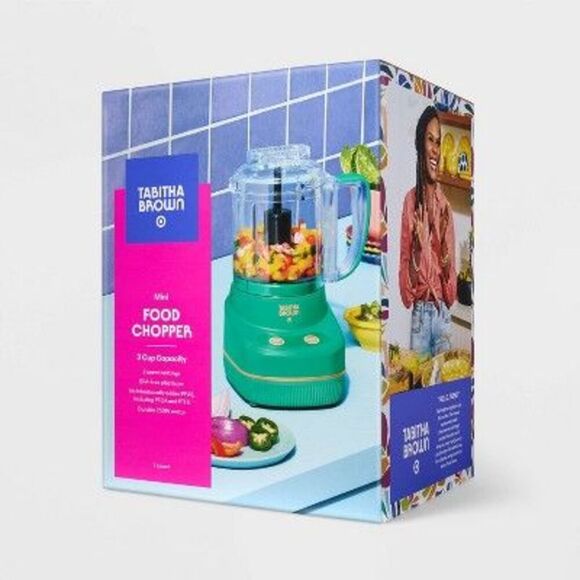Open Box - Tabitha Brown - 3 cup 250W Mini Chopper Green 42821C1 - Green - Picture 3 of 3